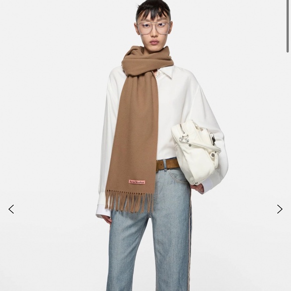 Acne Studios Accessories - Acne fringe wool scarf- new with tags